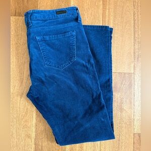 KUT from the Kloth corduroy pants - teal - size 8 petite- 27” inseam